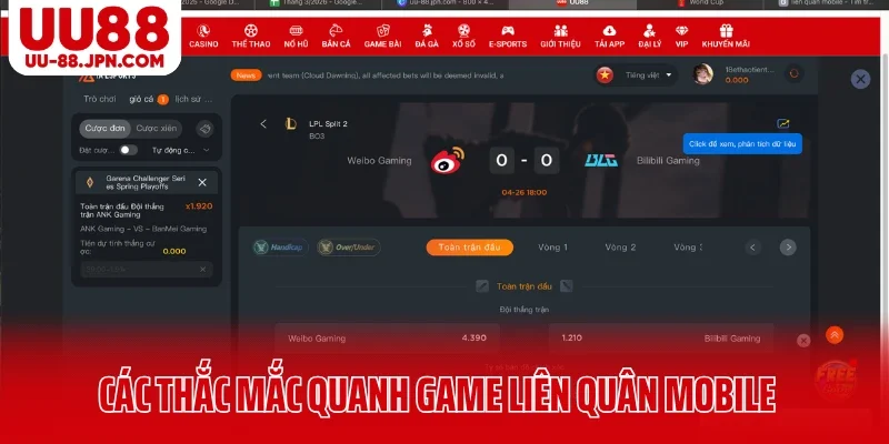 Các thắc mắc quanh game liên quân Mobile phổ biến